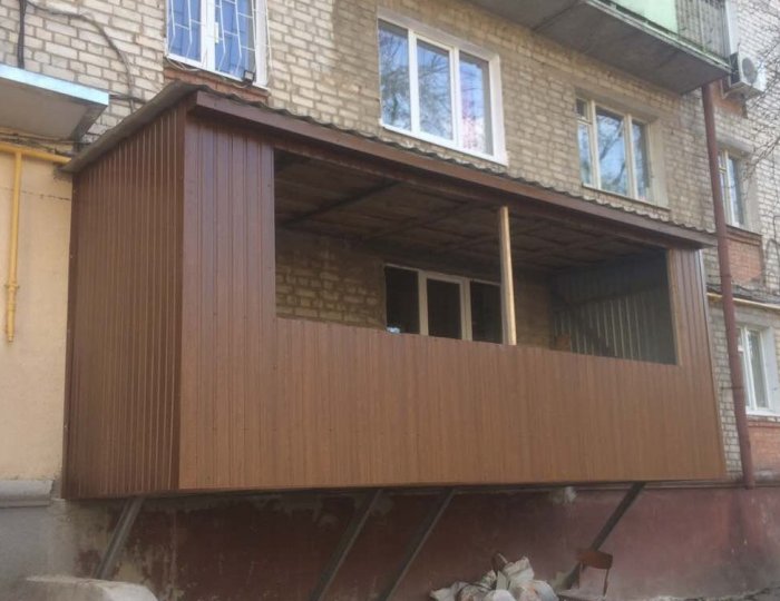 Балкон с нуля